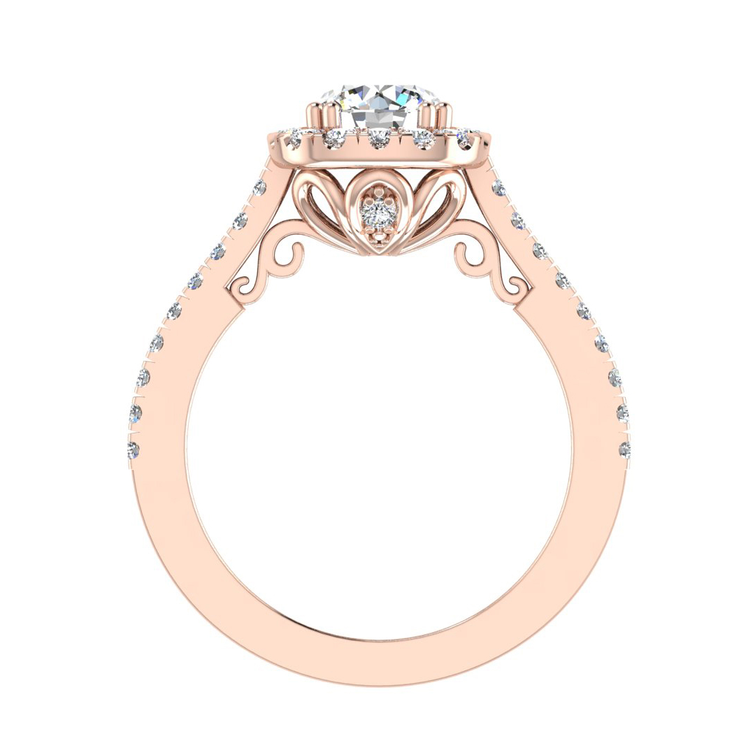 Kailani Halo Engagement Ring